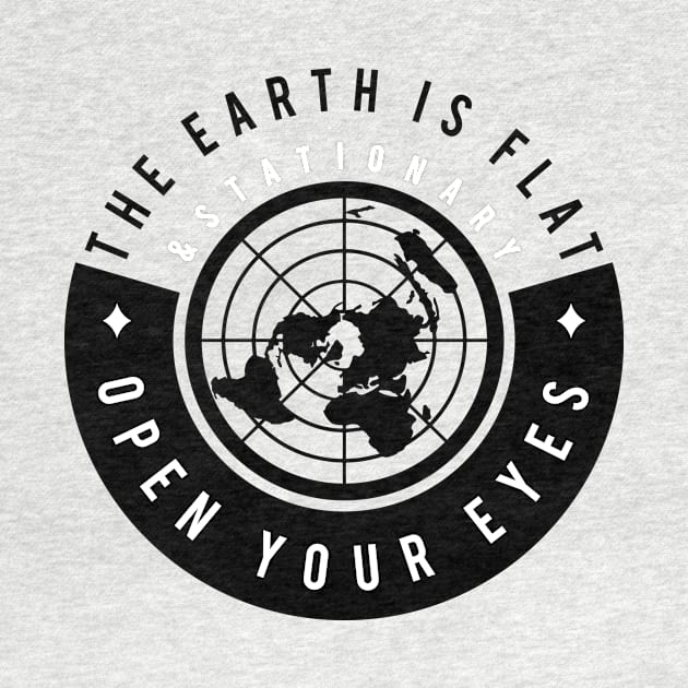 Flat Earth Circle Logo by VeesTees